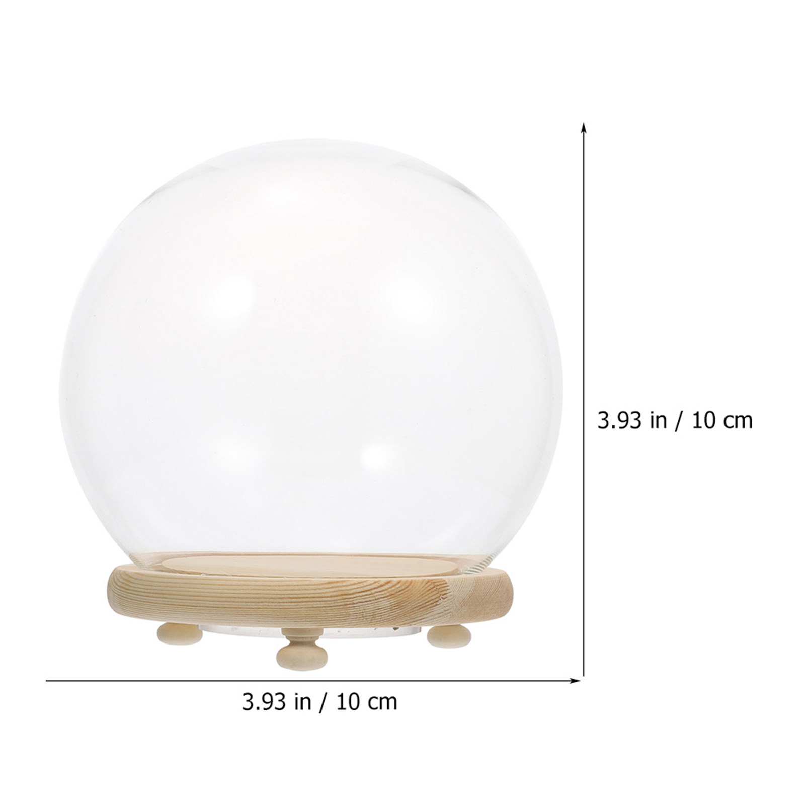 Clear Glass Dome Display Cover - Plastic Dome Clear ulasan dan harga