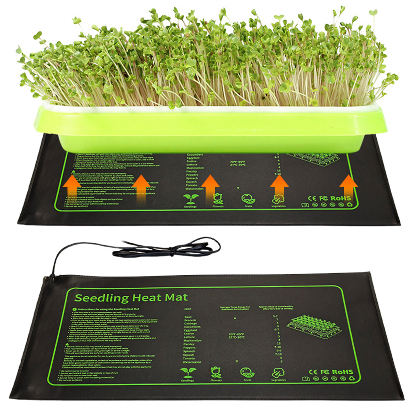 110V/220V Seedling Heating Mat - Heat Mat Seedling ulasan dan harga