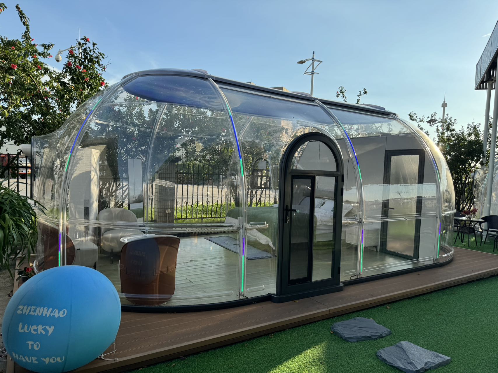 7.8-Meter Transparent Starry P - Plastic Dome Clear ulasan dan harga