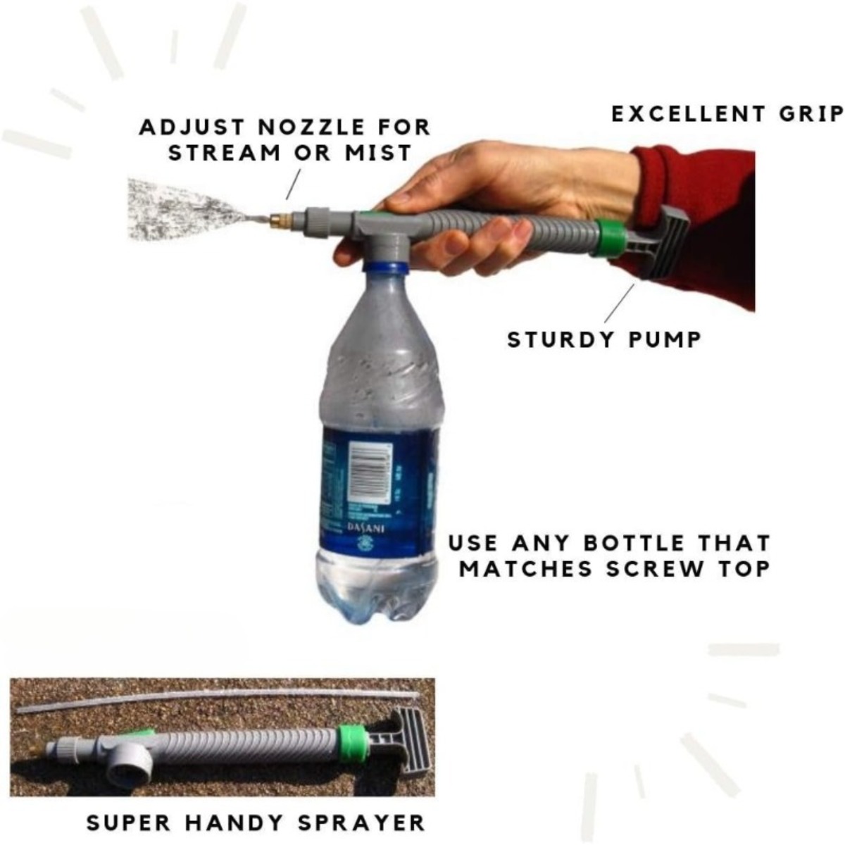 1PC Adjustable Nozzle Multi-Fu - Misting Bottle Fine ulasan dan harga