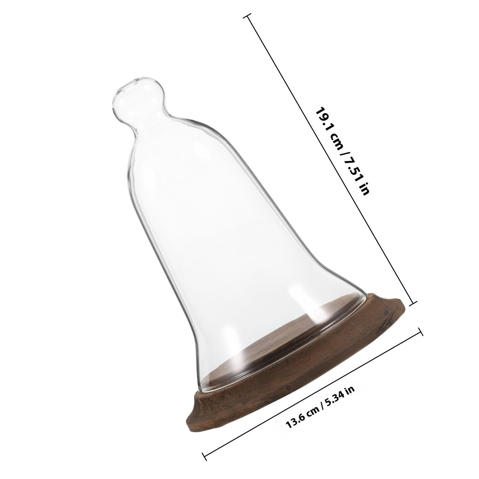 High Borosilicate Glass Cloche - Plastic Dome Clear ulasan dan harga