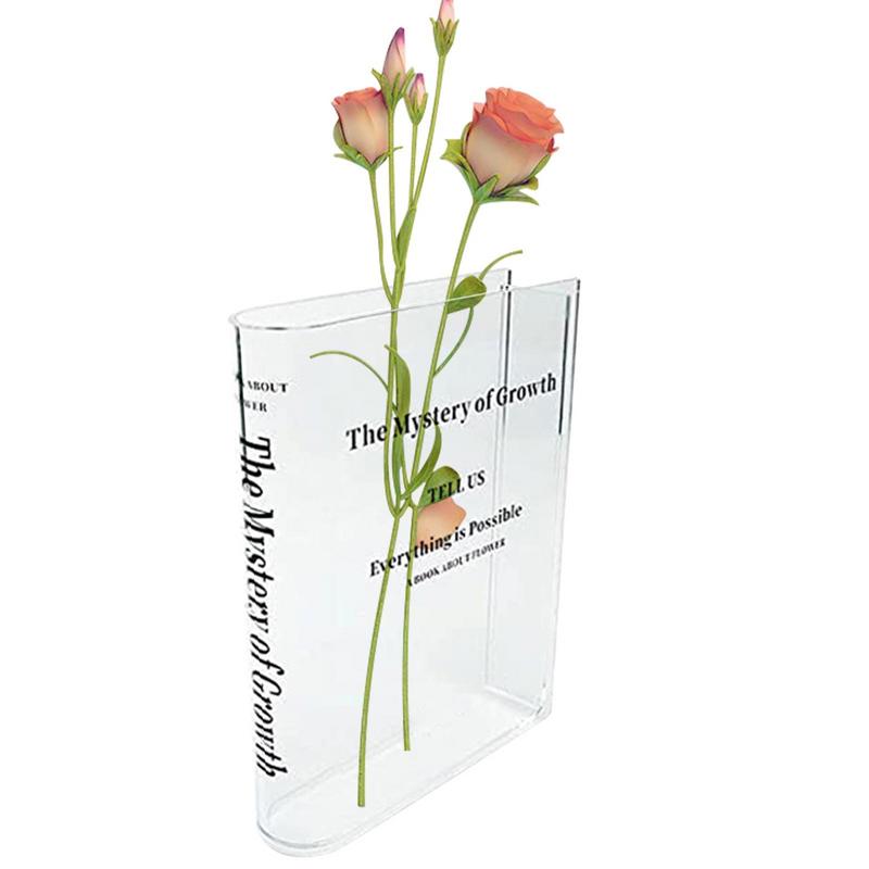 Clear Book Vase Aesthetic Acry - Propagation Station Vase ulasan dan harga