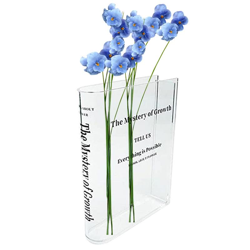 Clear Book Vase Aesthetic Acry - Propagation Station Vase ulasan dan harga