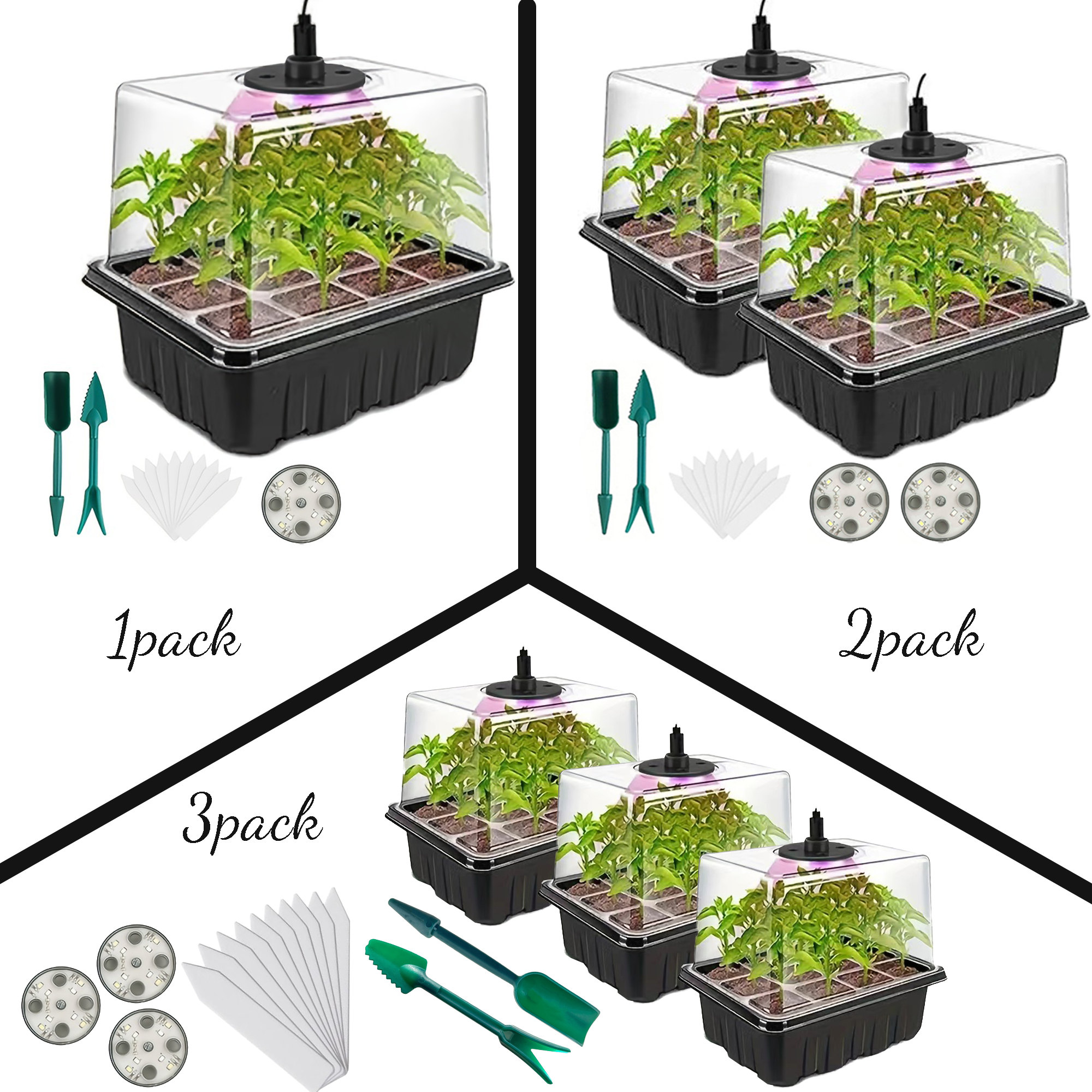 Seedling Starter Kit 1/2/3 Set - Humidity Dome Kit ulasan dan harga