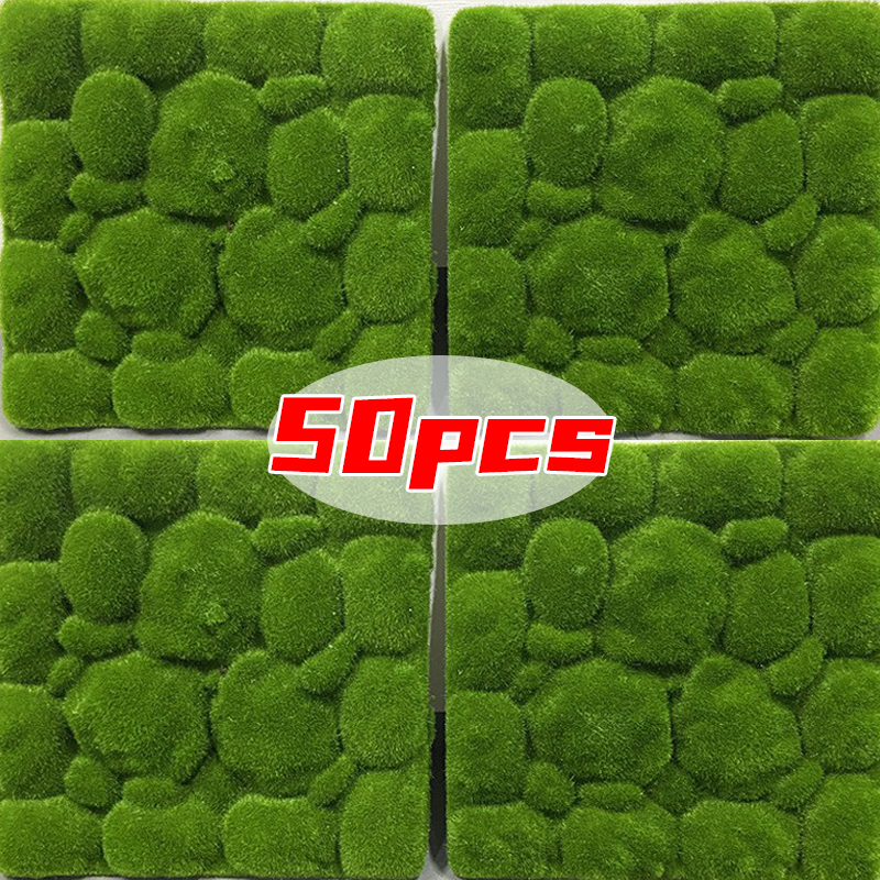 Artificial Green Moss Stones f - Sphagnum Moss Dry ulasan dan harga