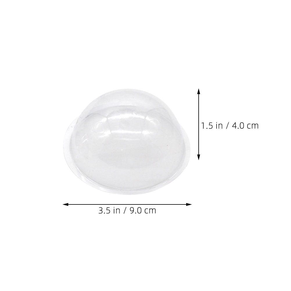 30Pcs Fillable Clear Plastic D - Plastic Dome Clear ulasan dan harga