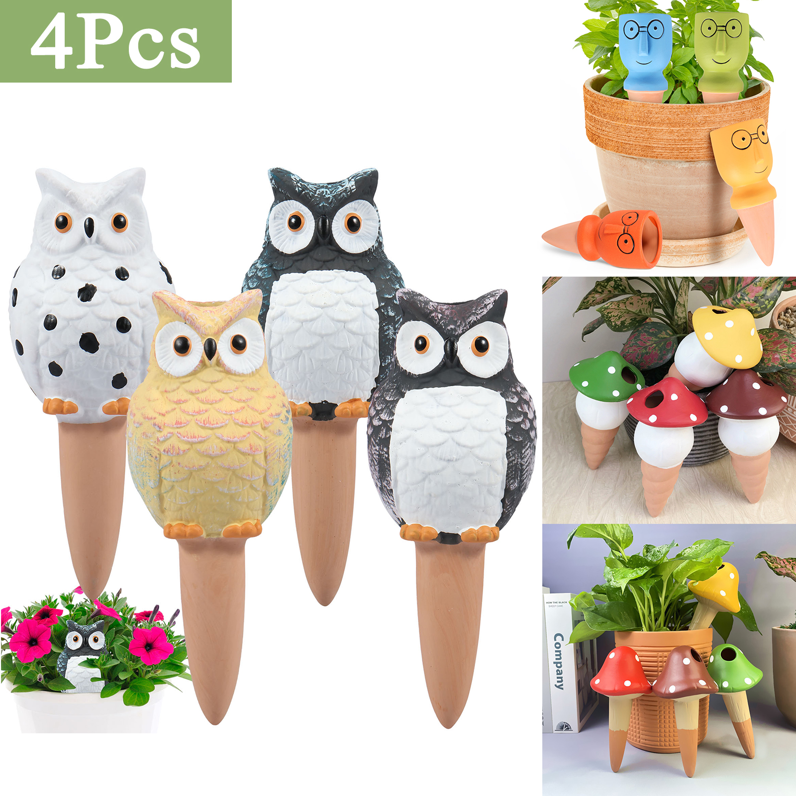 4Pcs Self-Watering Spikes Dive - Self Watering Insert ulasan dan harga