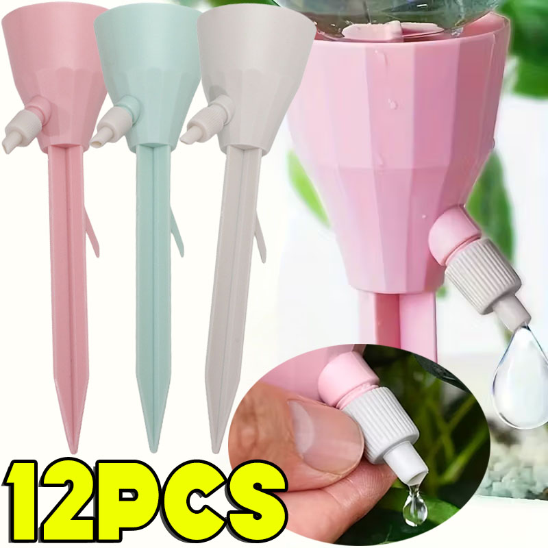 1/12pcs Automatic Drip Irrigat - Self Watering Insert ulasan dan harga
