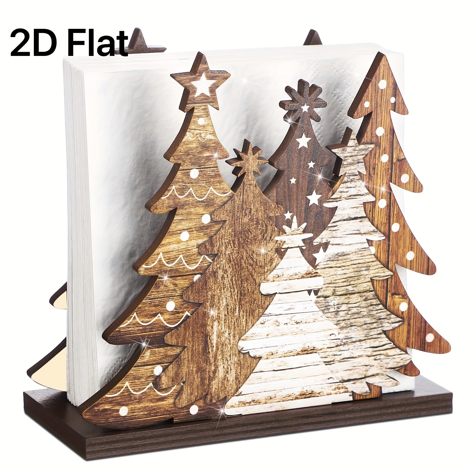 1pc 2D Flat Christmas Tree Tis - Agar Tissue Culture ulasan dan harga